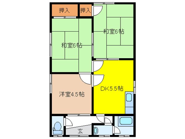 島前戸建の物件間取画像